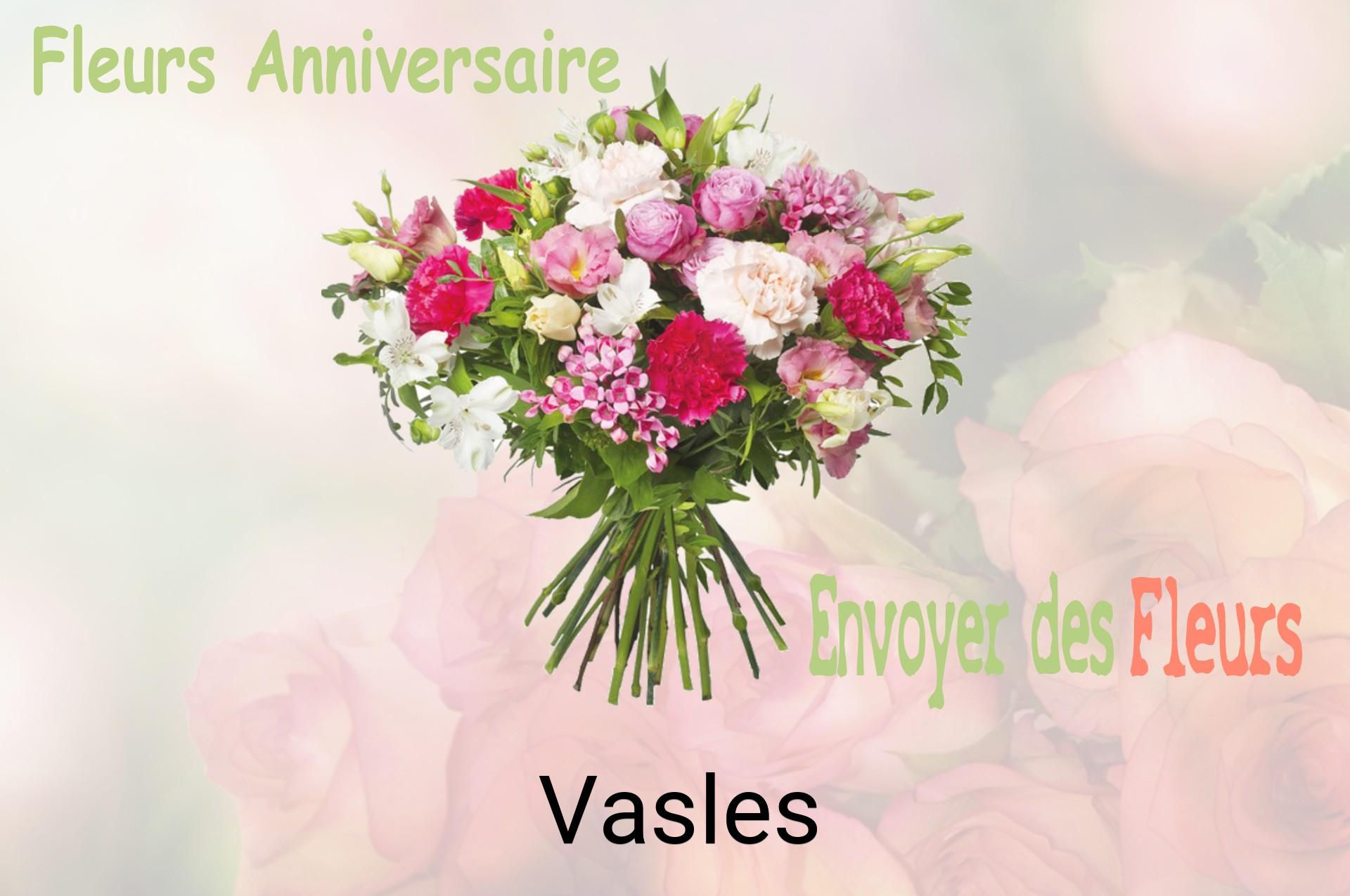Bouquet de fleurs d’anniversaire livré à Vasles